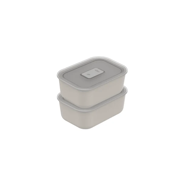 Kit Pote Hermético Para Marmita 620ml 2 peças Ou Linha Move Lock - Ou
